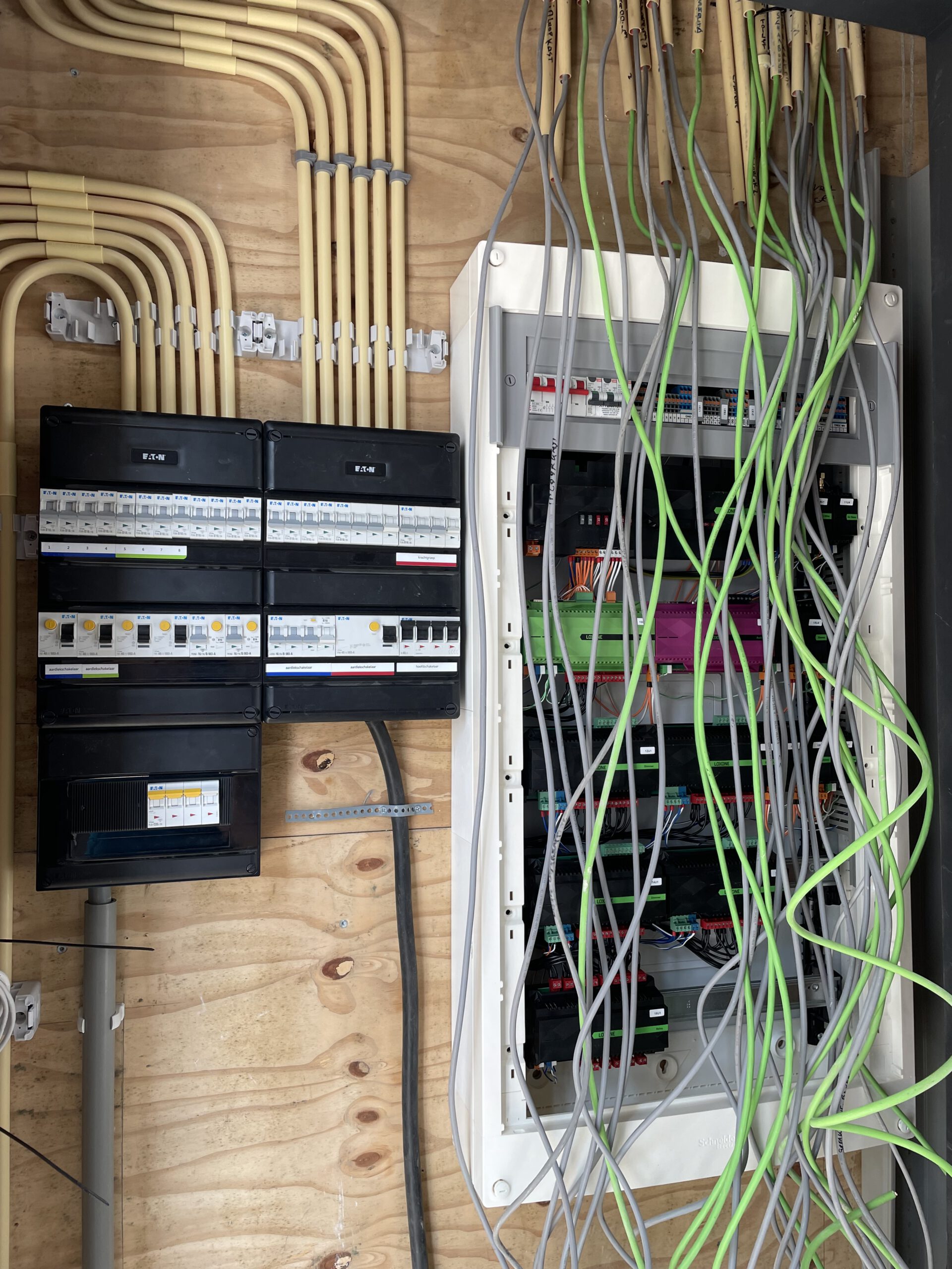 Groepenkast en Loxone Smart Home Automatisering