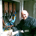 De trafo is weer aangesloten